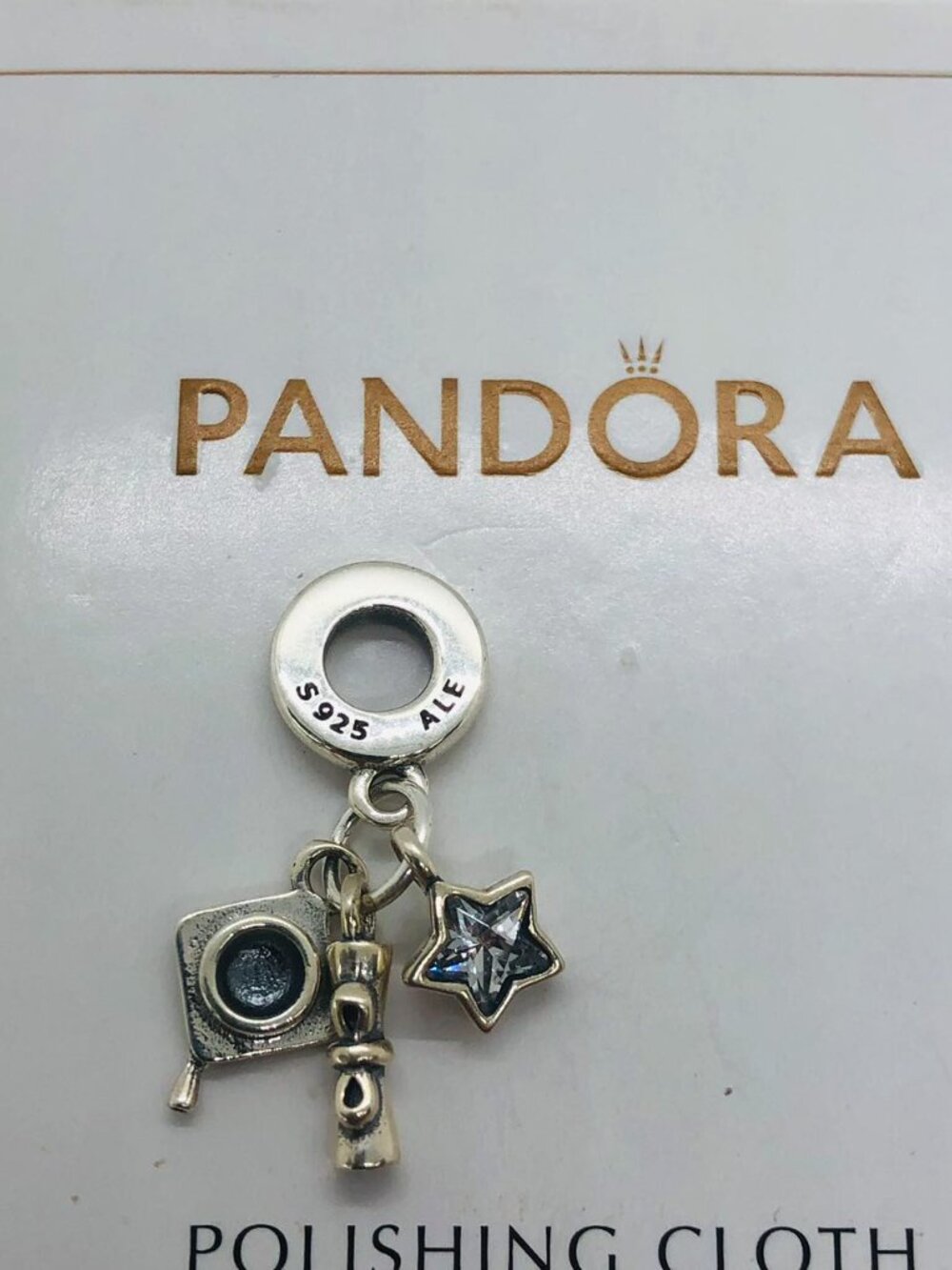 Pandora 2024 Graduation Triple Dangle Charm